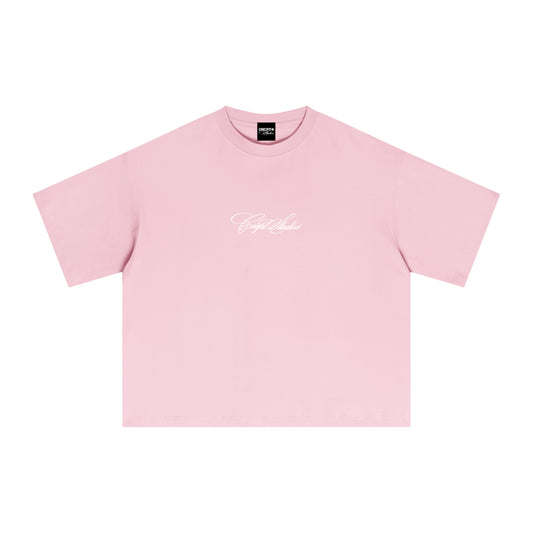 STAMPED TEE PINK